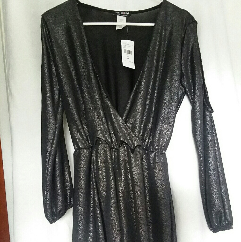 Metallic romper